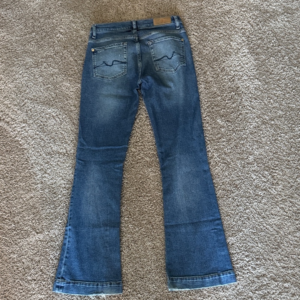 7 For All Mankind Bootcut Tailorless Luxe, Vintage, 30in inseam